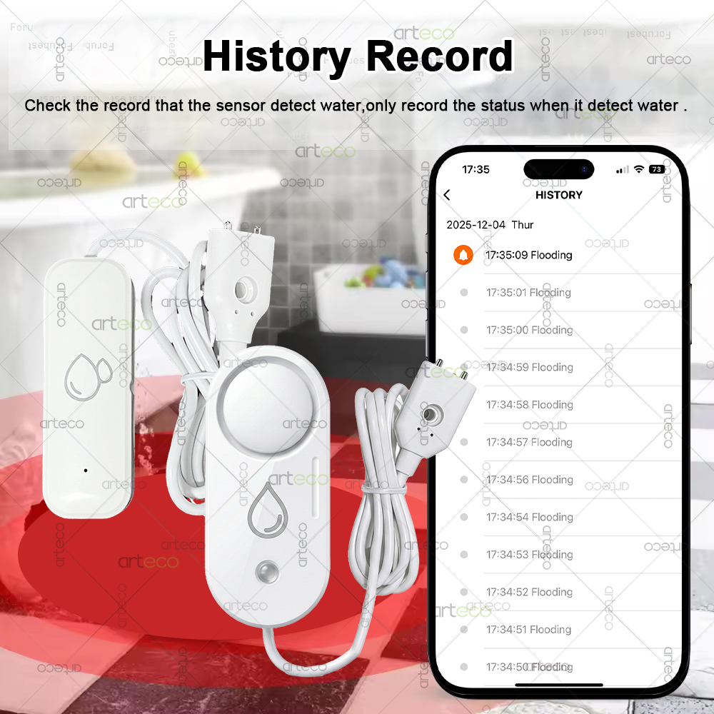 Zigbee Water Leak Sensor Flood - đánh giá và giá Water Alarm Sensor