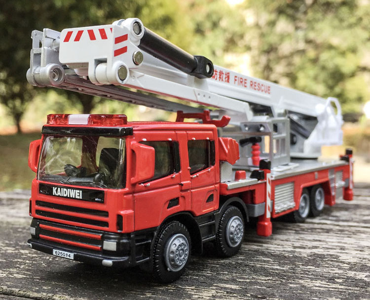 1:50 alloy kỹ thuật phương tiệ - đánh giá và giá Fire Escape Ladder