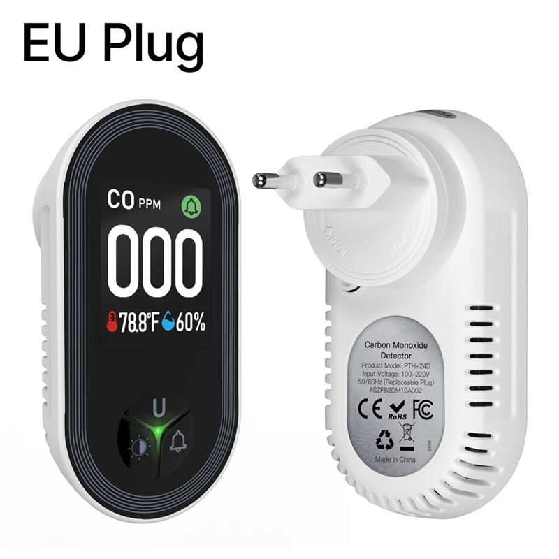 Built-In CO Monitor Alarm Soun - đánh giá và giá Co Detector Plug