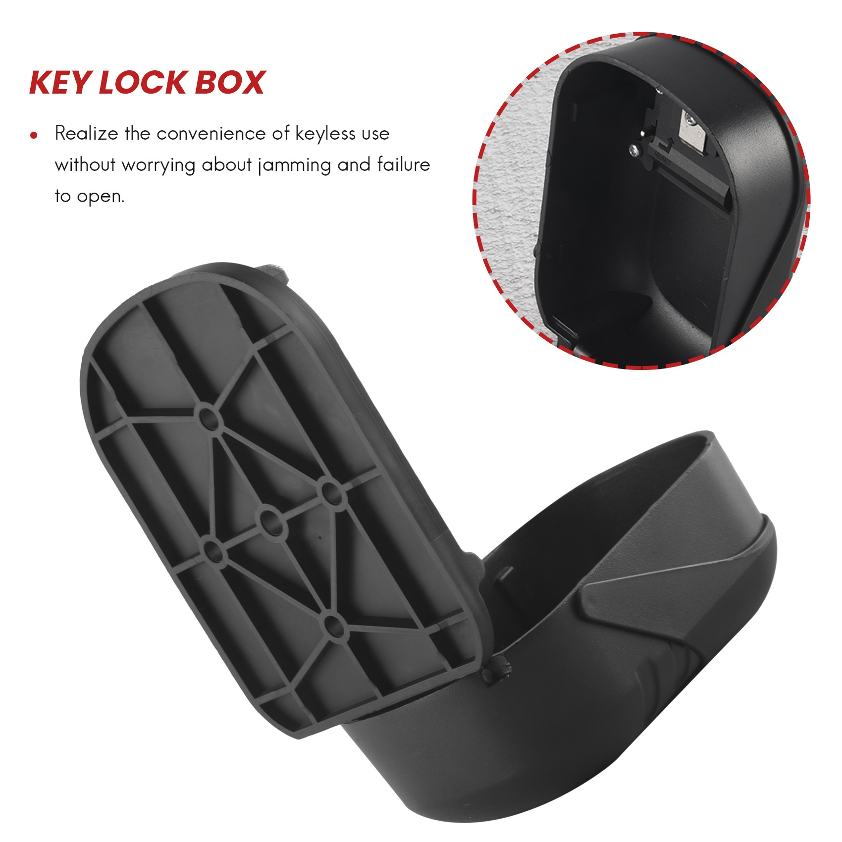 B27B Key Lock Box Wall Mount 4 - đánh giá và giá Lockbox Key Secure