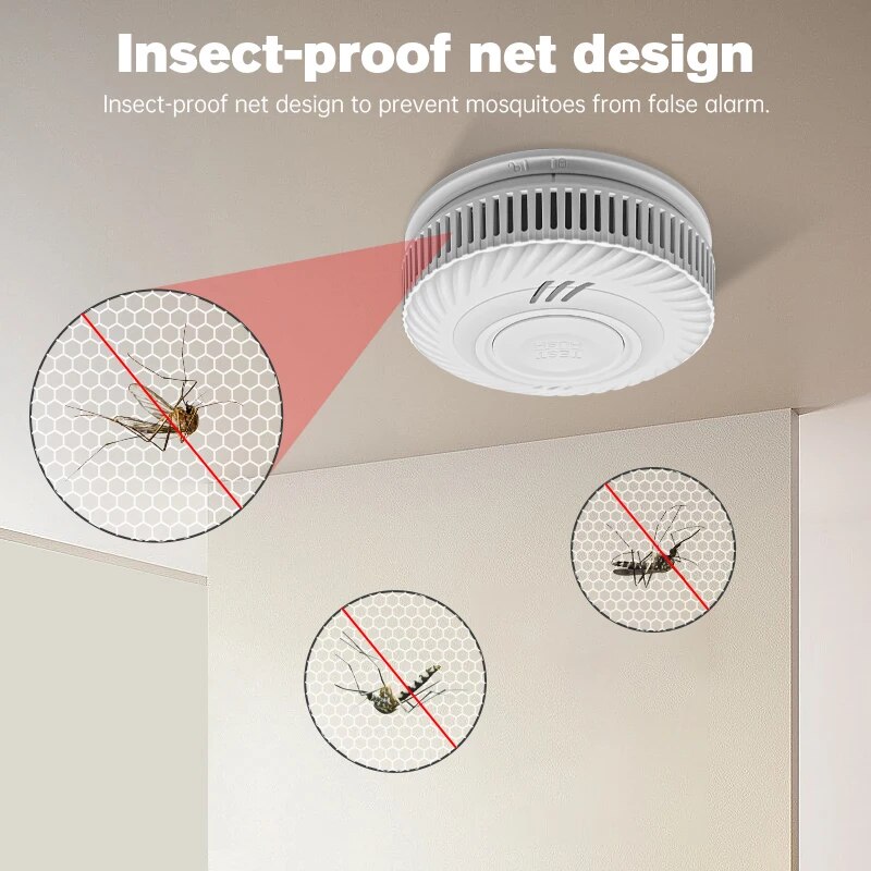 1pc Smoke Detector Warning, In - đánh giá và giá Smoke Detector Interconnected
