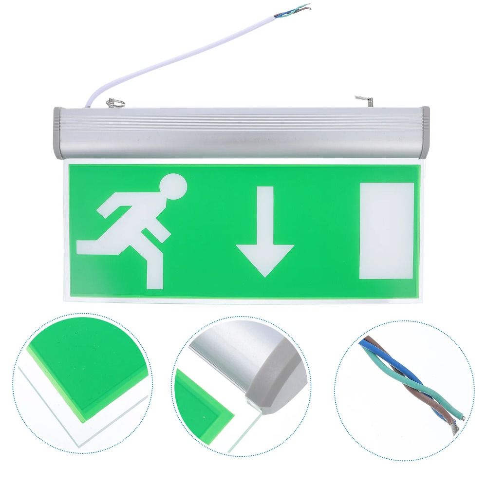 110-240V Commercial LED Emerge - đánh giá và giá Emergency Exit Sign