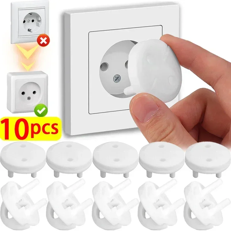 White Electrical Safety Socket - đánh giá và giá Outlet Cover Baby