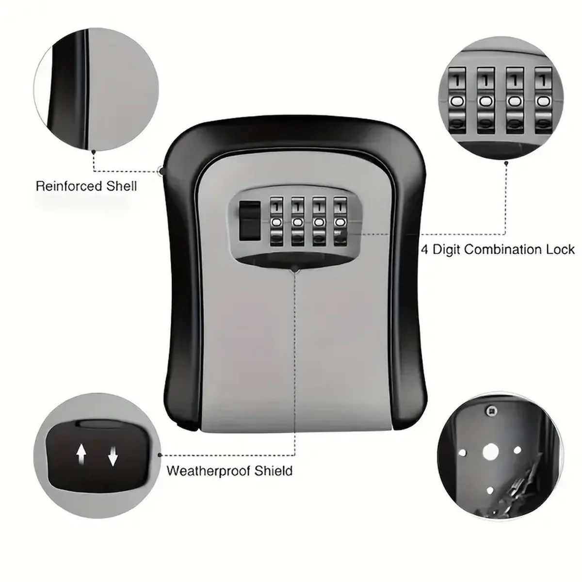 Waterproof Portable Combinatio - đánh giá và giá Lockbox Key Secure