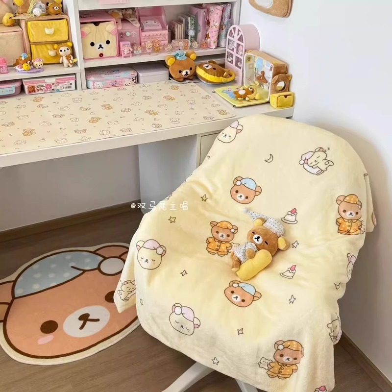 Cartoon Rilakkuma Flannel Thro - đánh giá và giá Fire Blanket Kitchen