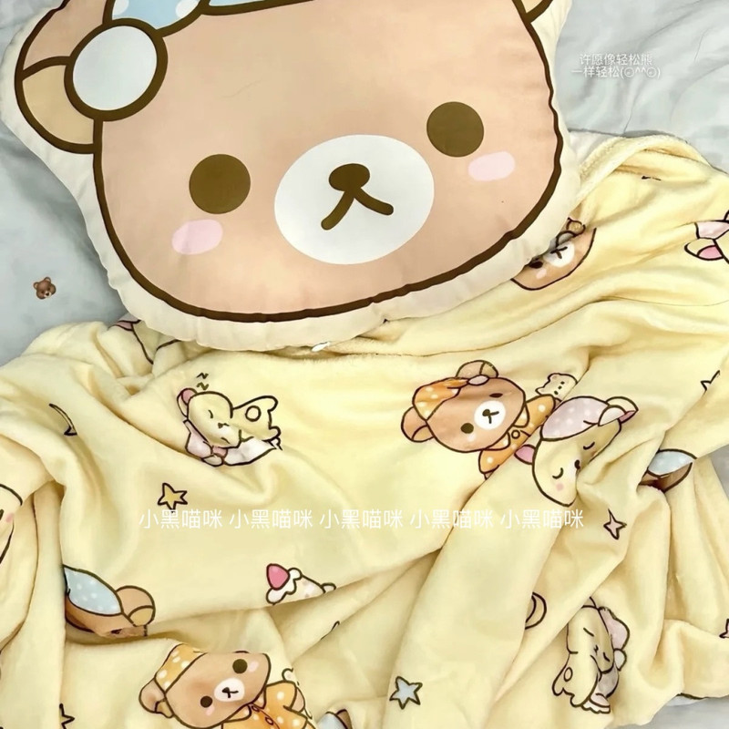 Cartoon Rilakkuma Flannel Thro - đánh giá và giá Fire Blanket Kitchen