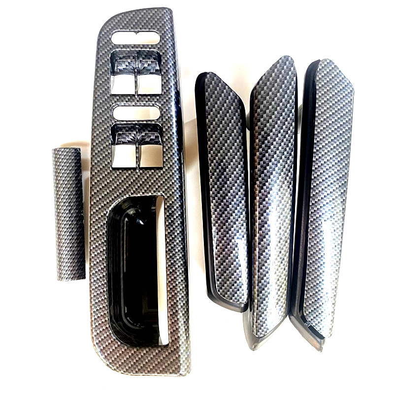 Sợi Carbon Hoa Văn Tay Nắm Cửa - đánh giá và giá Window Lock Bar