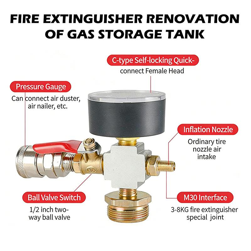Air Pump Pressure Adapter Conv - đánh giá và giá Fire Extinguisher Small