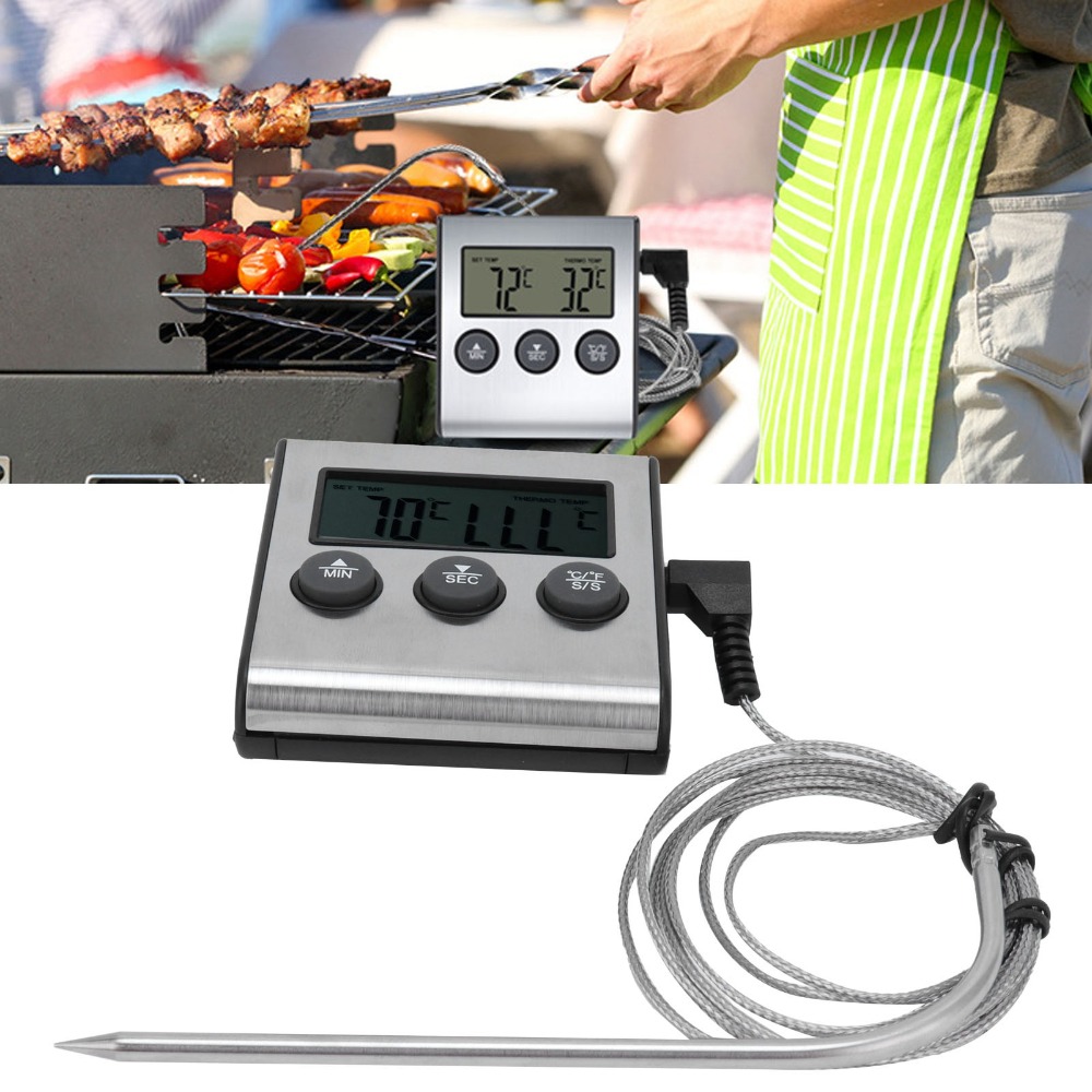 Silver Digital BBQ Meat Thermo - đánh giá và giá Pool Alarm Float