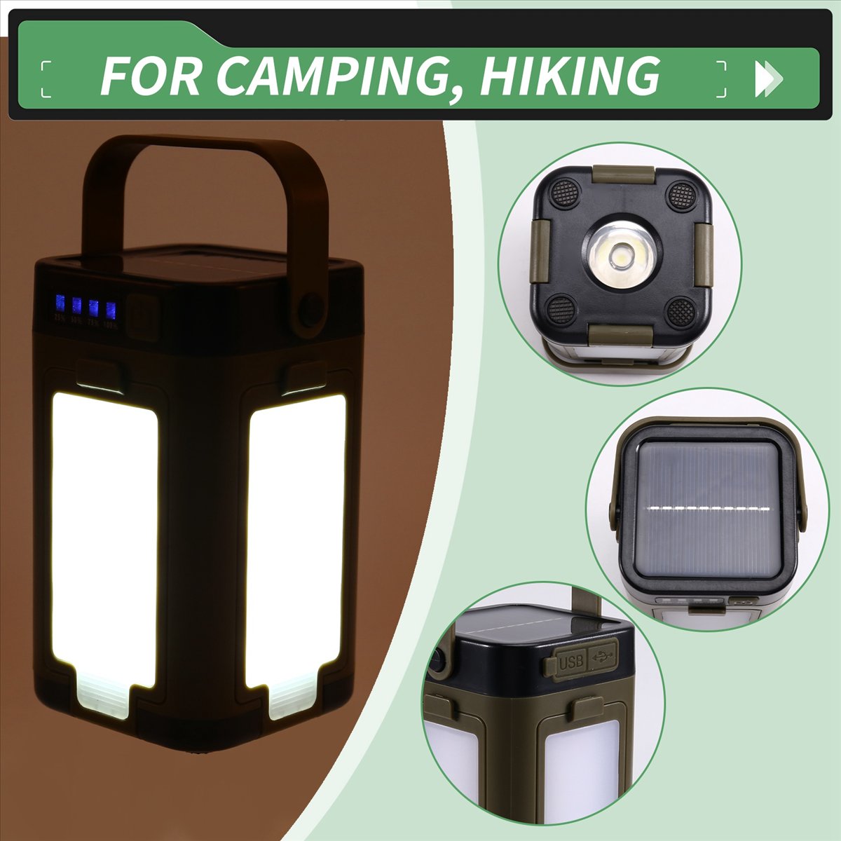 X08A Foldable LED Camping Lant - đánh giá và giá Power Outage Light