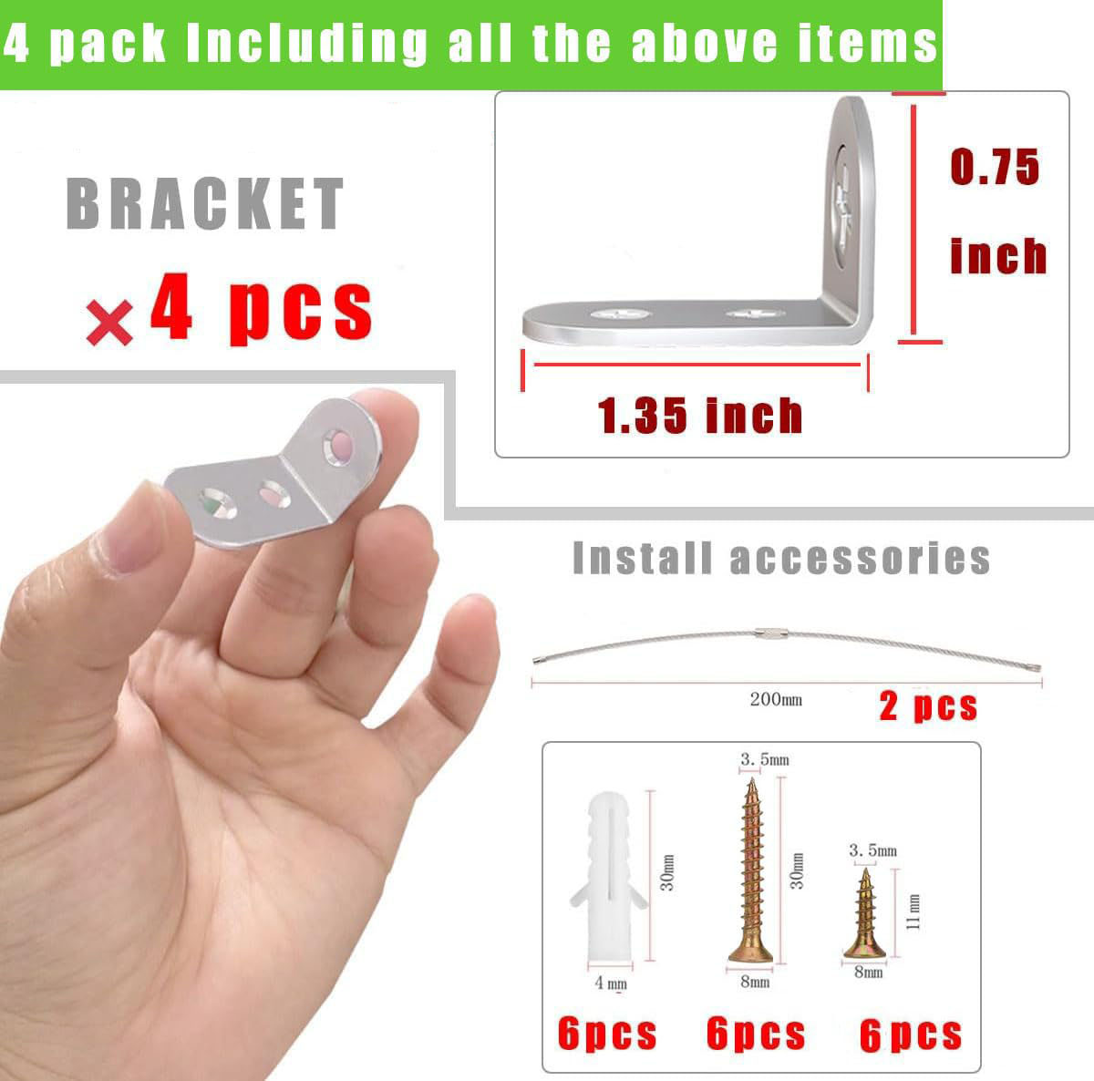 4pcs Furniture Anchors Earthqu - đánh giá và giá Earthquake Anchor Strap
