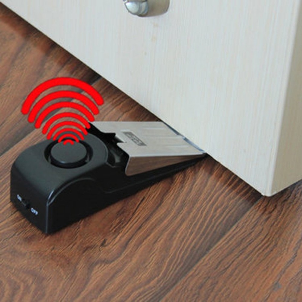 125 DB Anti-theft Burglar Stop - đánh giá và giá Door Stop Alarm